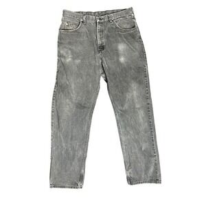 Wrangler Hero Authentic Jeans Men NA Faded Black Straight Leg‎ Denim 1455